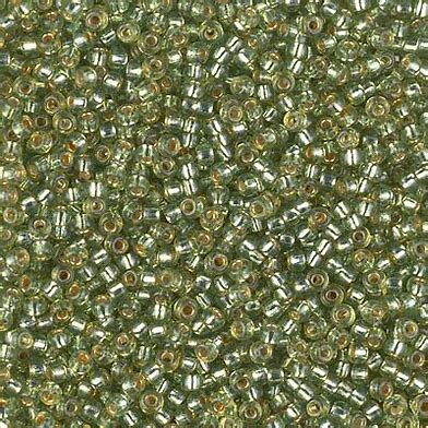 MIYUKI #11 Seed Bead - 11-4273 DURACOAT Silver Lined Dyed Green - 10 gms