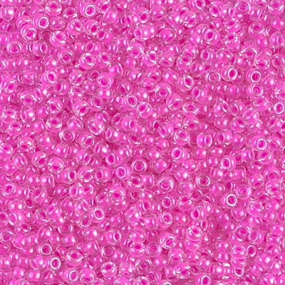 MIYUKI #11 Seed Bead - 11-4302 Luminous Neon Fuschia - 10 gms