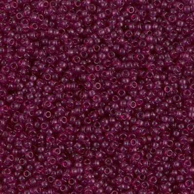 MIYUKI #15 Seed Bead - 15-1312 - Dyed Transparent Wine - 10 gms