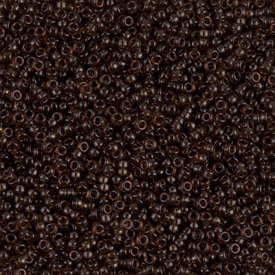 MIYUKI #15 Seed Bead - 15-135 - Transparent Root Beer - 10 gms