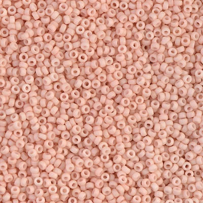 MIYUKI #15 Seed Bead - 15-2023 - Opaque Matte Light Tan - 10 gms