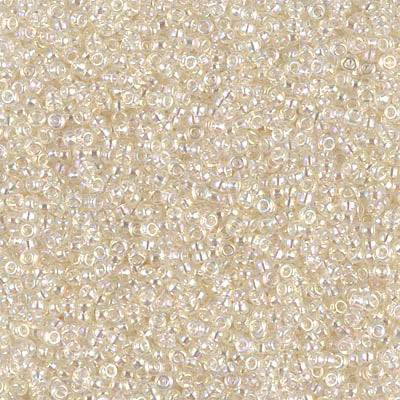 MIYUKI #15 Seed Bead - 15-2442 - Ivory Gold Luster - 10 gms