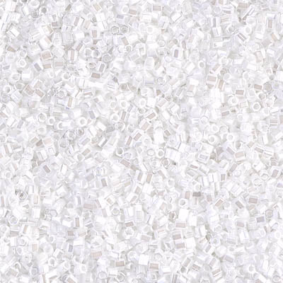 MIYUKI #15 Seed Bead - 15-420 - White Pearl Ceylon - 10 gms