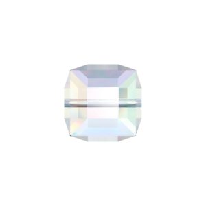 Swarovski 5601 - Cube - 4mm - Crystal AB - 10 pcs