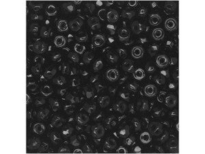 True 2 - 2x3mm Fire Polished Faceted Micro Spacers - Jet - 100 pcs
