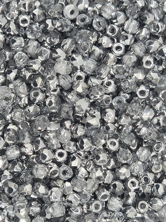 True 2 - 2mm Fire Polished Faceted Rounds - Labrador - 100 pcs