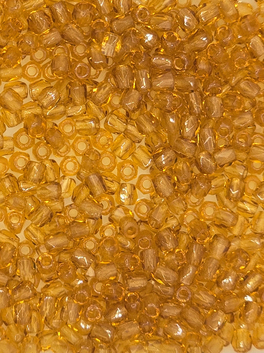True 2 - 2mm Fire Polished Faceted Rounds - Topaz - 100 pcs
