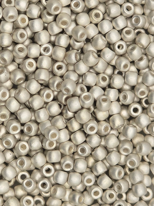 True 2 - 2mm Fire Polished Round Druks - 999 Fine Brush Silver Plate - 100 pcs