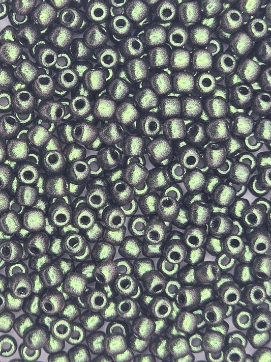 True 2 - 2mm Fire Polished Round Druks - Polychrome Sage and Citrus - 100 pcs