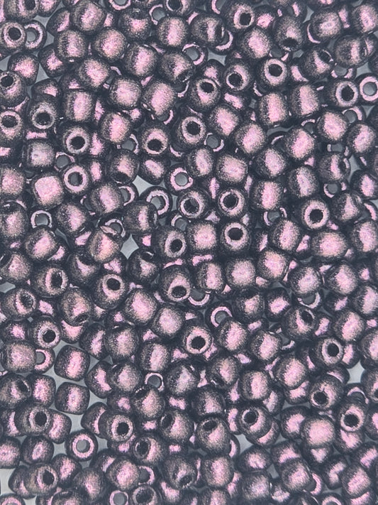 True 2 - 2mm Fire Polished Round Druks - Polychrome Purple Bronze - 100 pcs