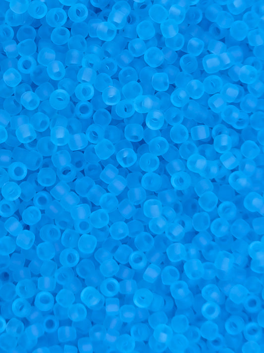 TOHO #15 Seeds - 3F - Transparent Frosted Aquamarine - 5 gms