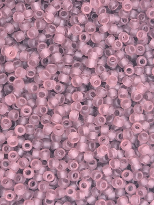 TOHO #15 Seeds - 6BF - Transparent Frosted Medium Amethyst - 5 gms