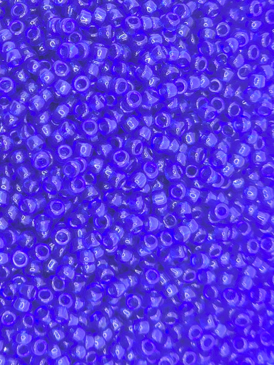 TOHO #15 Seeds - 8 - Transparent Cobalt - 5 gms