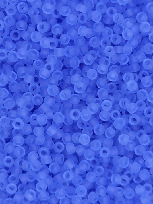 TOHO #15 Seeds - 13F - Transparent Frosted Light Sapphire - 5 gms