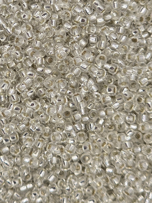 TOHO #15 Seeds - 21 - Silver Lined Crystal - 5 gms