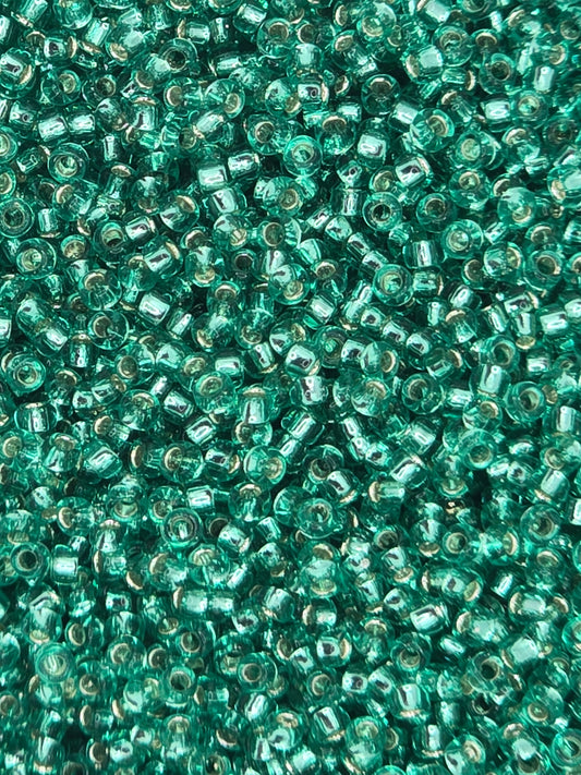TOHO #15 Seeds - 24B - Silver Lined Dark Perdiot - 5 gms