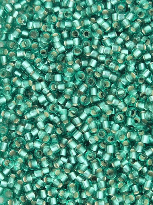 TOHO #15 Seeds - 24BF - Silver Lined Frosted Dark Perdiot - 5 gms