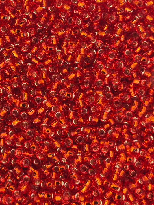 TOHO #15 Seeds - 25B - Silver Lined Siam Ruby - 5 gms