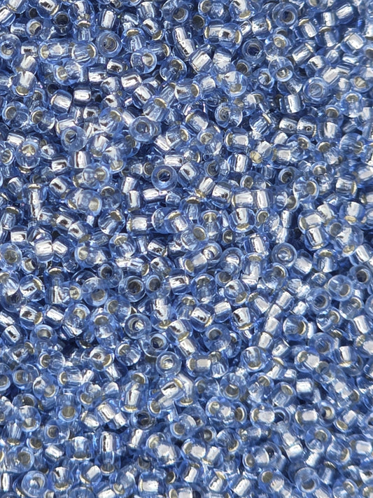TOHO #15 Seeds - 33 - Silver Lined Light Sapphire - 5 gms