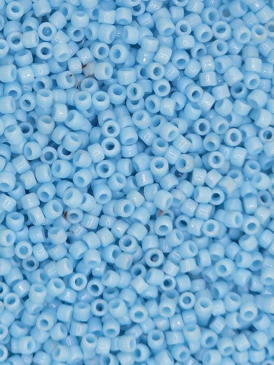 TOHO #15 Seeds - 43 - Opaque Blue Turquoise - 5 gms