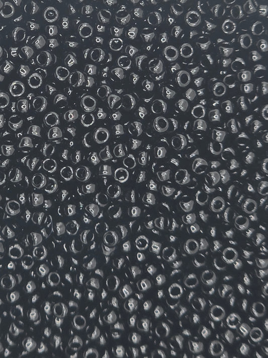 TOHO #15 Seeds - 49 - Opaque Jet - 5 gms