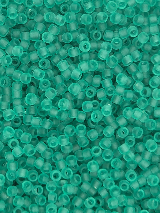 TOHO #15 Seeds - 72F - Transparent Frosted Beach Grass Green - 5 gms