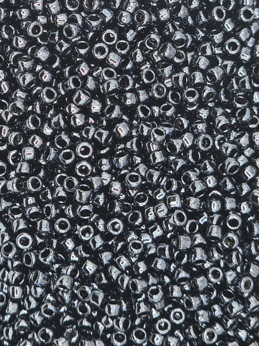 TOHO #15 Seeds - 81 - Metallic Hematite - 5 gms