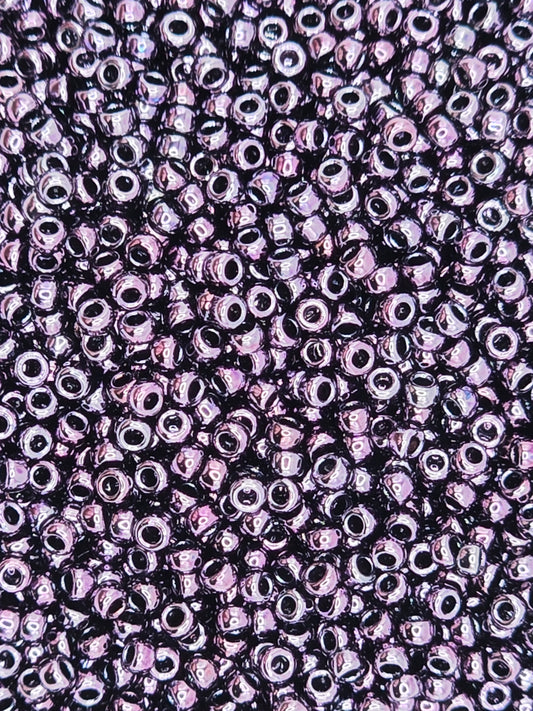 TOHO #15 Seeds - 90 - Metallic Amethyst Gun Metal - 5 gms