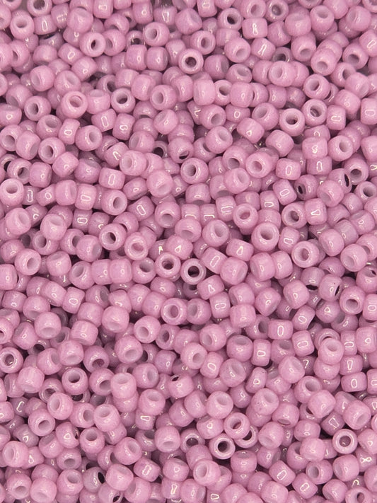 TOHO #15 Seeds - 127 - Opaque Luster Pale Mauve - 5 gms