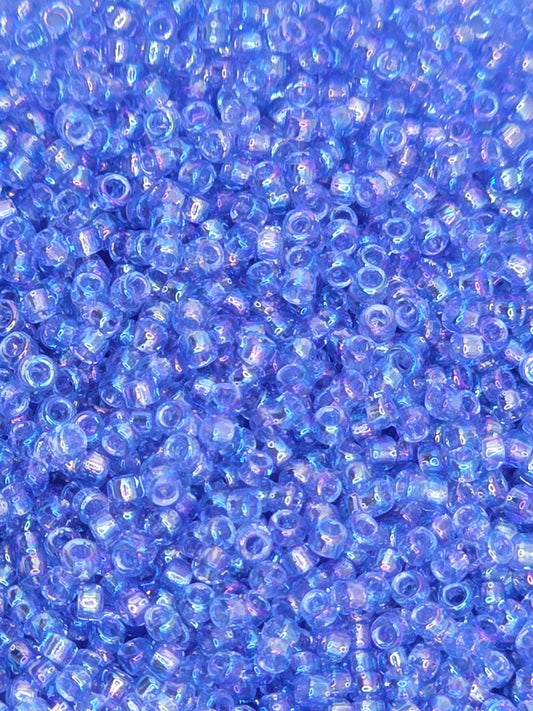 TOHO #15 Seeds - 168 - Transparent Rainbow Light Sapphire - 5 gms