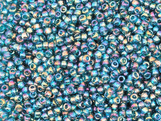 TOHO #15 Seeds - 167BD - Transparent Rainbow Teal - 5 gms