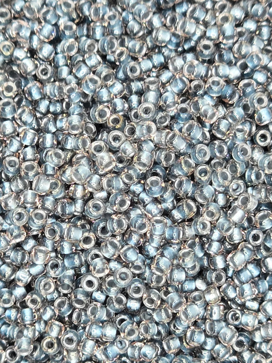 TOHO #15 Seeds - 288 - Inside Colour Crystal/Metallic Blue - 5 gms