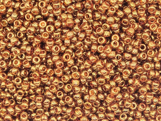 TOHO #15 Seeds - 421 - Gold Lustered Transparent Pink - 5 gms