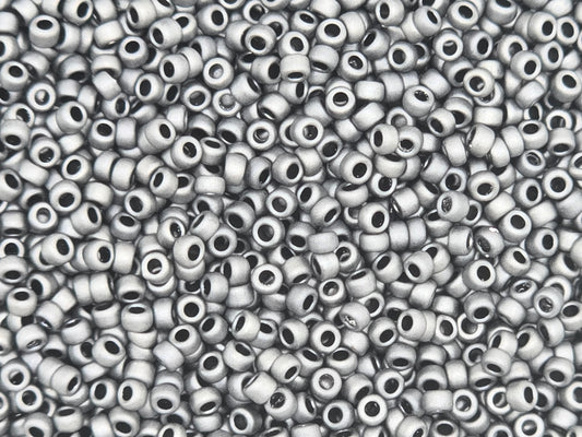TOHO #15 Seeds - 611 - Matte Colour Opaque Grey - 5 gms