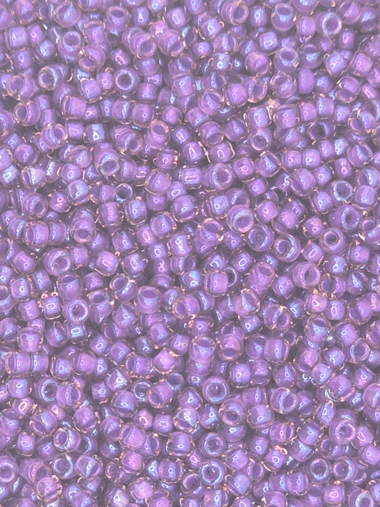 TOHO #15 Seeds - 928 - Inside Colour Rainbow Rosaline/Opaque Purple - 5 gms