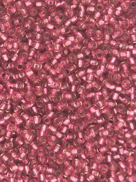 TOHO #15 Seeds - 2106 - Silver Lined Mauve - 5 gms