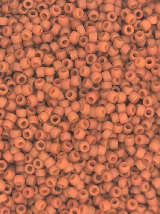 TOHO #15 Seeds - 2611F - Semi Glazed Orange - 5 gms