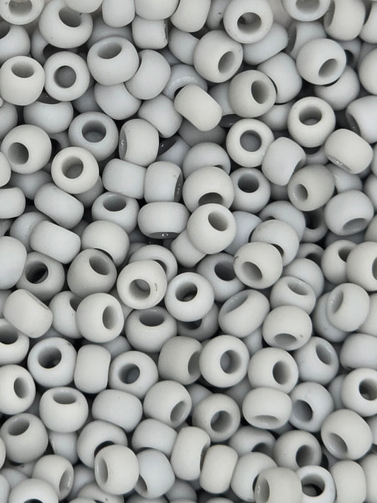 TOHO #8 Seeds - 53 - Opaque Frosted Grey - 10 gms
