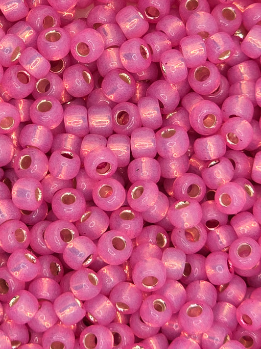 TOHO #8 Seeds - 2106 - Silver Lined Milky Mauve - 10 gms