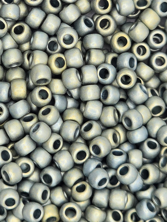 TOHO #8 Seeds - 512F - Higher Metallic Frosted Blue Haze - 10 gms