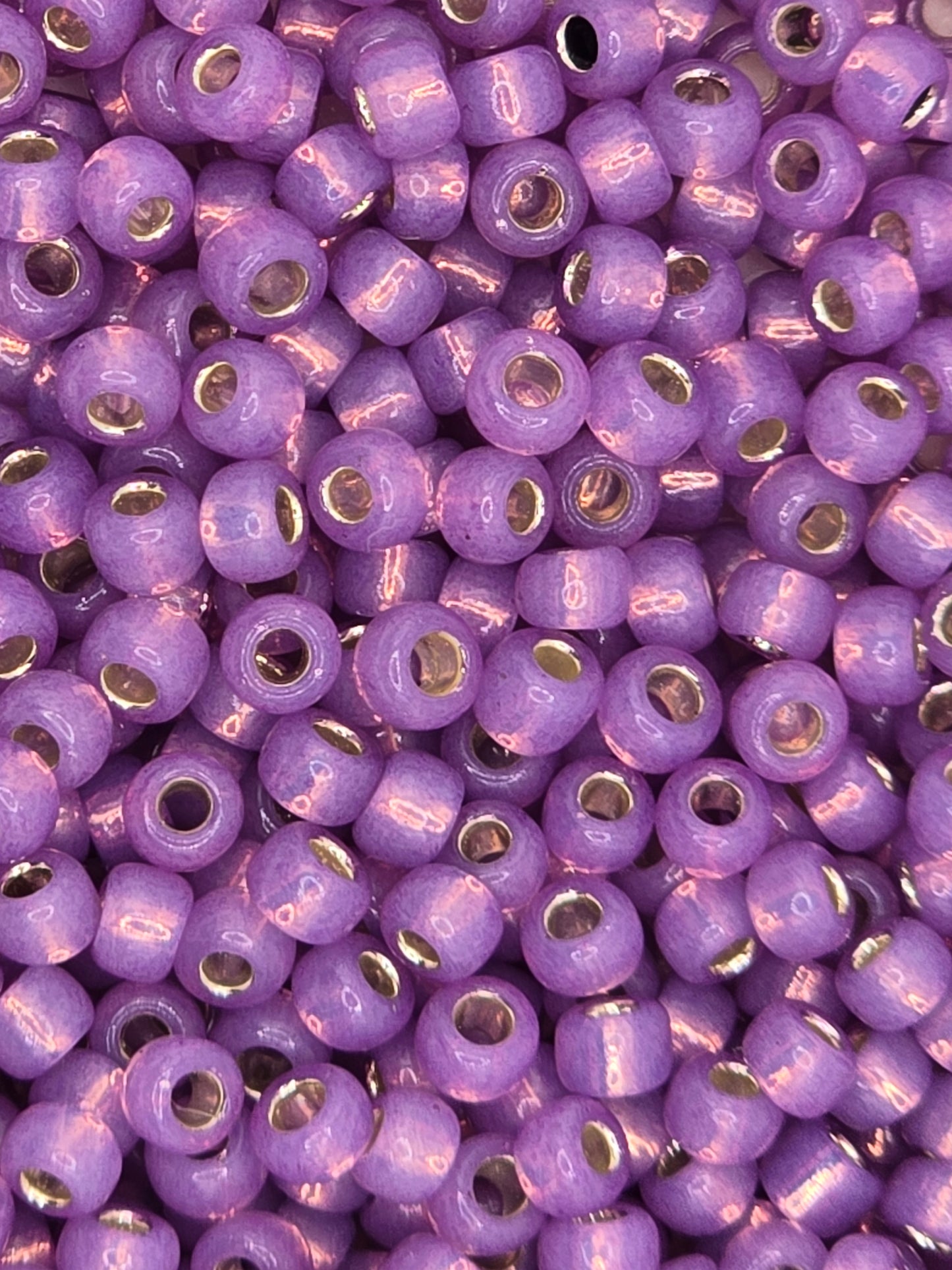 TOHO #8 Seeds - 2108 - Silver Lined Milky Amethyst - 10 gms