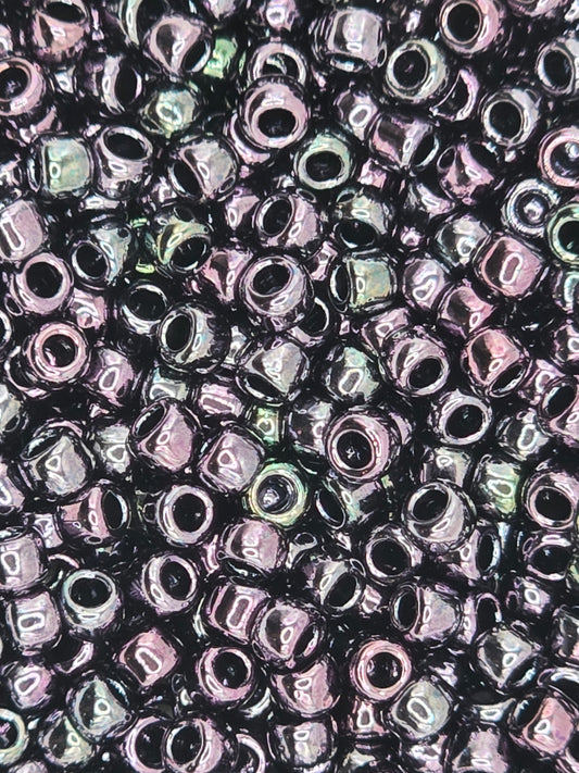 TOHO #8 Seeds - 90 - Metallic Amethyst Gunmetal 10 gms