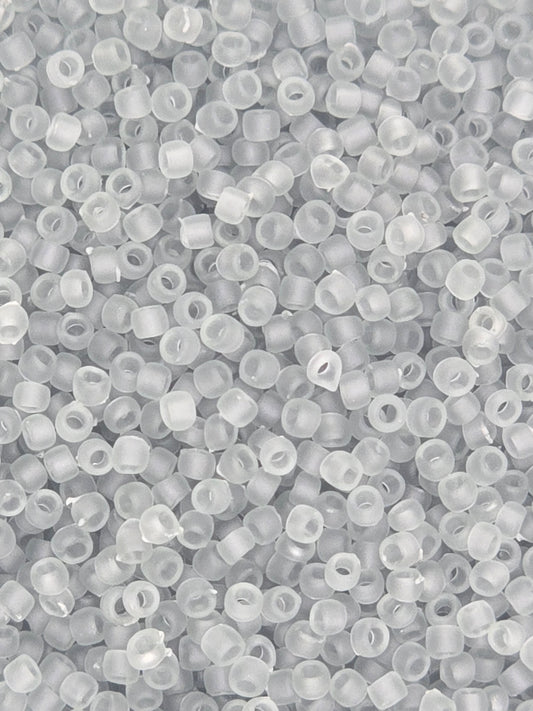 TOHO #15 Seeds - 9F - Transparent Frosted Light Grey - 5 gms