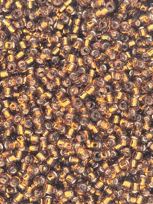 TOHO #15 Seeds - 34 - Silver Lined Smoky Topaz - 5 gms