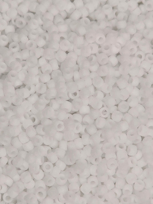 TOHO #15 Seeds - 41F - Opaque Frosted White - 5 gms