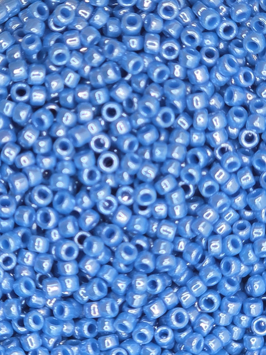 TOHO #15 Seeds - 124D - Opaque Lustered Denim Blue - 5 gms