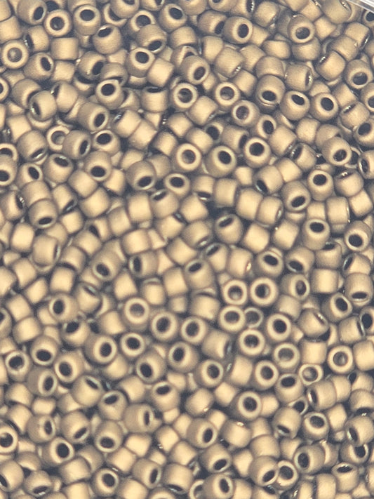 TOHO #15 Seeds - 221F - Frosted Bronze - 5 gms
