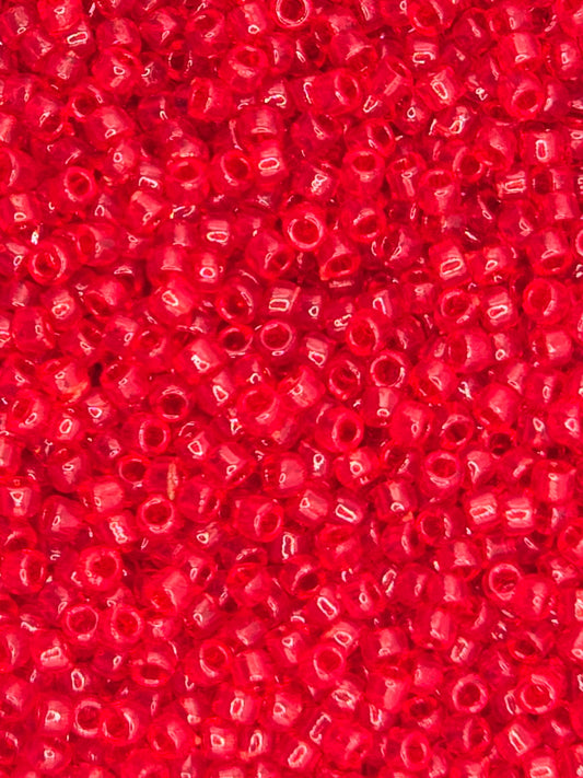 TOHO #15 Seeds - 5B - Transparent Siam Ruby - 5 gms