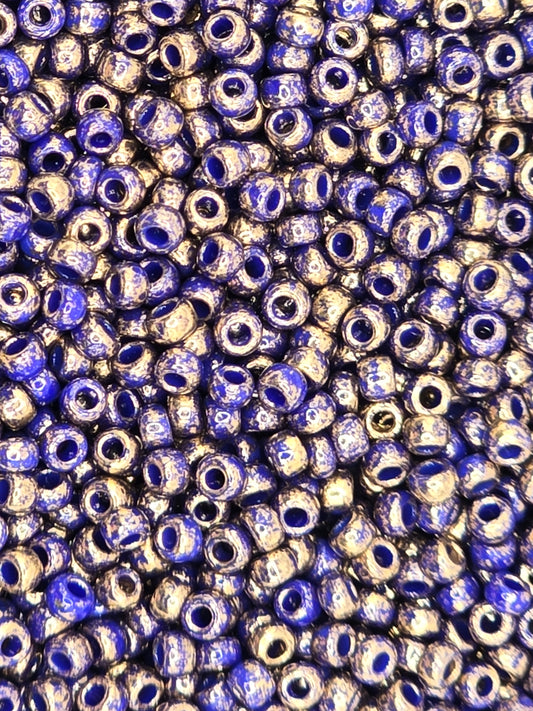 TOHO #11 Seeds - 1701 - Gilded Marble Blue - 10 gms