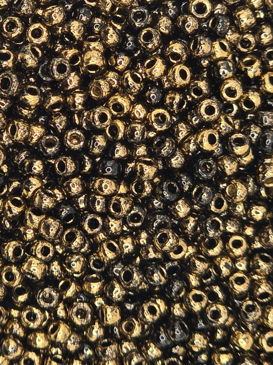 TOHO #11 Seeds - 1706 - Gilded Marble Black - 10 gms